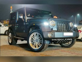 2020 Mahindra Thar Fitted With Massive 20-inch Mags