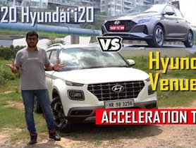 New Hyundai i20 VS Venue DCT 0-100 kmph Acceleration Test