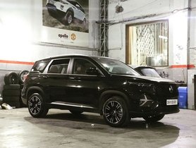 All-Black MG Hector Plus With Aftermarket 18-inch Rims Looks SWAT Ready