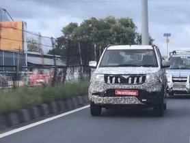 Upcoming BS6 Mahindra TUV300 Snapped While Testing