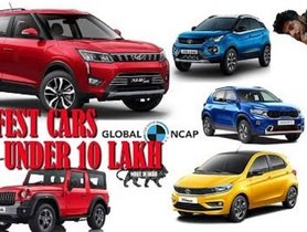 5 Star & 4 Star NCAP Rated 5 Cars under Rs. 10 lakh - Tata Altroz to Maruti Vitara Brezza