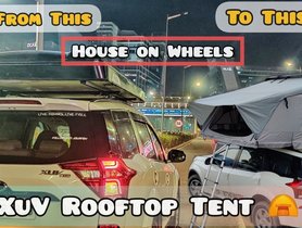 Mahindra XUV 500 with Roof Tent Gives Instant Travel Goals - VIDEO