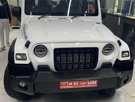 First 2020 Mahindra Thar With White Paint Job - VIDEO