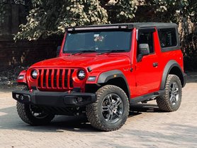 Forget Jeep-inspired Grille, This Mahindra Thar Gets Wrangler-Esque Front Bumper