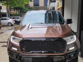 Modified Ford Endeavour gets Custom Wide Body Kit to Look Brawny