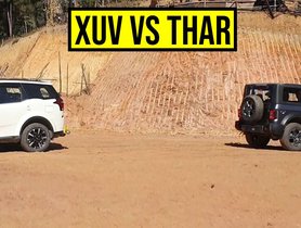 2020 Mahindra Thar 4X4 VS Mahindra XUV500 AWD in a Tug-of-war