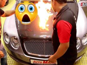 4 Crore Bentley Set On Fire - Here's Why
