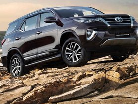 20% Discount For Toyota Fortuner And Innova Crysta In Select Showrooms