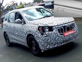 2020 Mahindra XUV500 Spotted With Flush-Type Door Handles