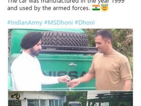 Nissan Jonga Added To Dhoni’s Car Collection