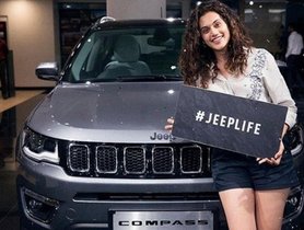 Taapsee Pannu Buys Jeep Compass, Gets A Surprise During Delivery 