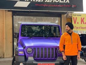 New-Gen Mahindra Thar Looks Amazing with Aftermarket Wrap - VIDEO