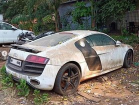 Virat Kohli’s Audi R8 is now in a poor condition