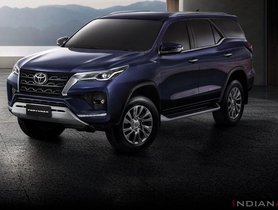 2021 Toyota Fortuner Facelift & Legender Surpass 5,000 Booking Mark in India