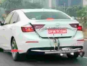 Honda Insight Hybrid Spied In India For The First Time