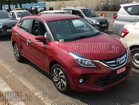 Toyota Glanza Spotted Plying On The Roads, Launch On June 6