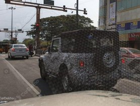 2020 Mahindra Thar Spied Testing With Production-spec Body Parts