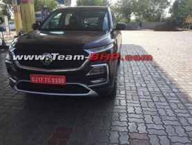 MG Hector Spotted Without Camouflage, Launch To Happen In June