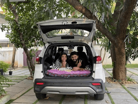 Couple Transforms Hyundai Creta Into Home, Travels Around India After Quitting Jobs