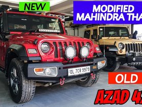 Modified Mahindra Thar from Azad 4x4 Gets Practical Mods, Prices Inside