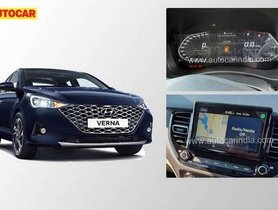 2020 Hyundai Verna Facelift Interior Revealed