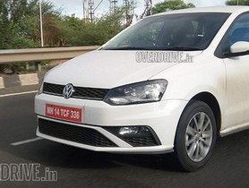 Volkswagen Polo Facelift Spotted In Pune