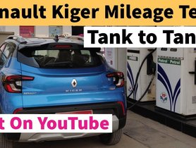 Renault Kiger Turbo Delivers Impressive Mileage Figure - VIDEO