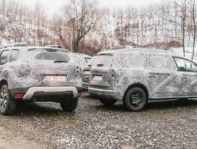 Upcoming Renault Duster 7-seater Spied Testing in Romania