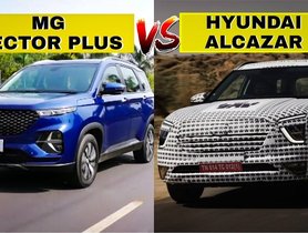 Hyundai Alcazar Vs MG Hector Plus - VIDEO