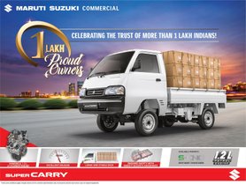 Maruti Suzuki Super Carry Mini Truck Sales Cross 1 Lakh Mark