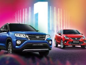 Toyota Glanza & Urban Cruiser Cumulative Sales Surpass 1 Lakh Mark