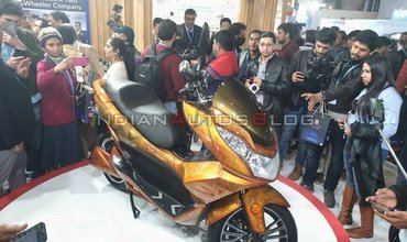 Okinawa Cruiser Electric Maxi-scooter Showcased At Auto Expo 2020