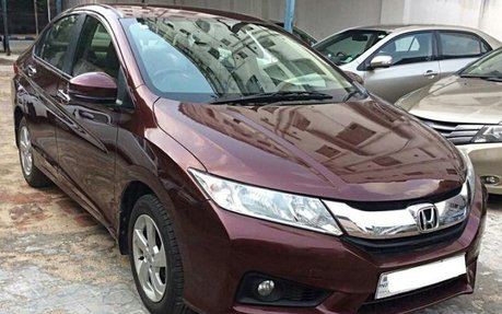 Used Maroon 2015 Honda City Car At Low Price 33184