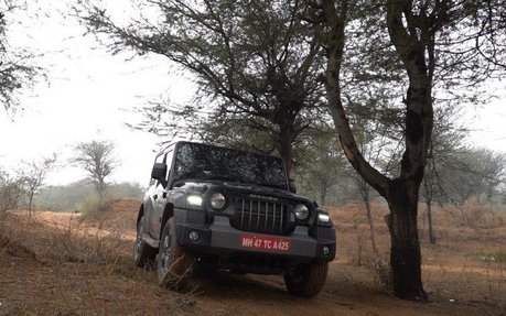 new mahindra thar front angle 3