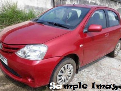 Red 2012 Toyota Etios Liva for sale