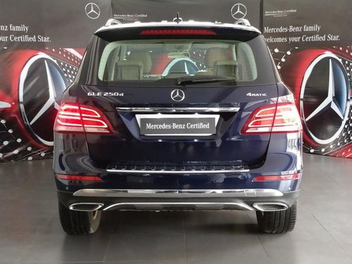 Blue 2017 Mercedes Benz GLE for sale at low price