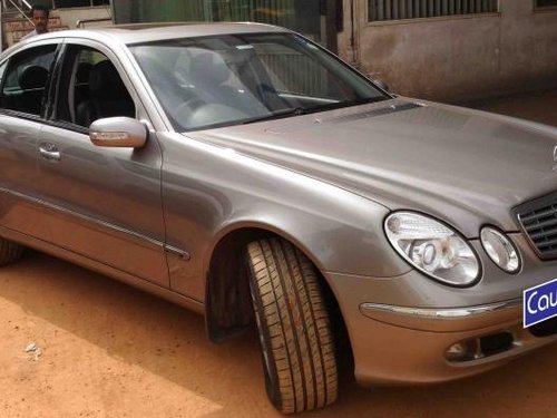 Good 2006 Mercedes Benz E Class for sale at low price in Bangalore