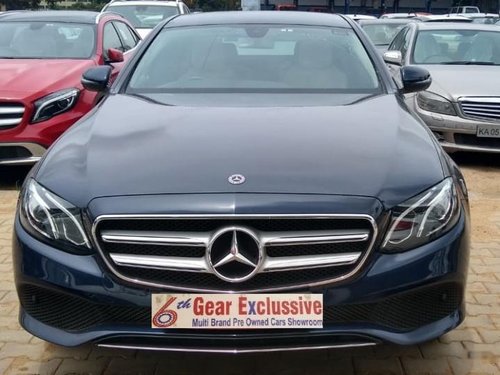 Used 2017 Mercedes Benz E Class for sale in Bangalore 