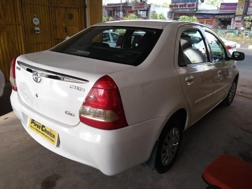 White 2012 Toyota Platinum Etios for sale