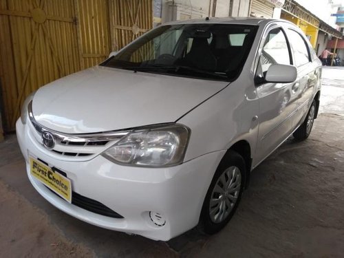 White 2012 Toyota Platinum Etios for sale