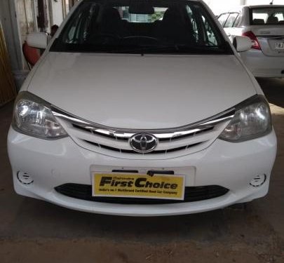 White 2012 Toyota Platinum Etios for sale