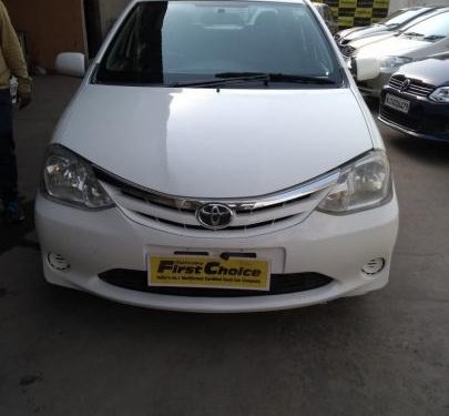 White 2012 Toyota Platinum Etios for sale