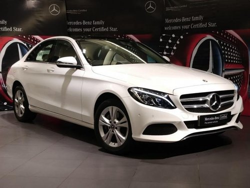 Used Mercedes Benz C Class car 2017 for sale at low price