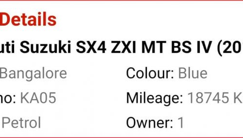 Used 2013 Maruti Suzuki SX4 for sale