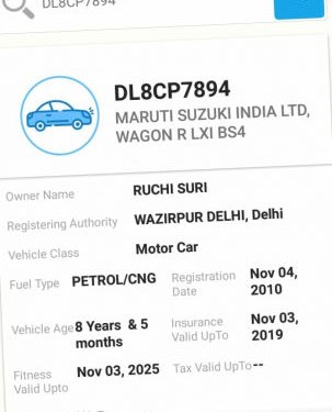 Used Maruti Suzuki Wagon R car at low price