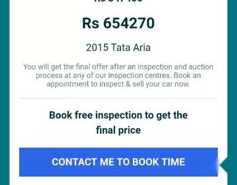 Used 2015 Tata Aria MT for sale