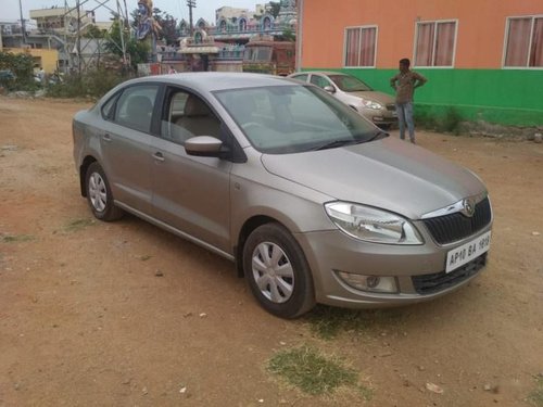 Used Skoda Rapid 1.6 TDI Ambition MT car at low price in Hyderabad