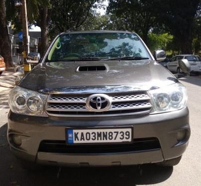 Used Toyota Fortuner 3.0 Diesel 2011 MT for sale in Bangalore