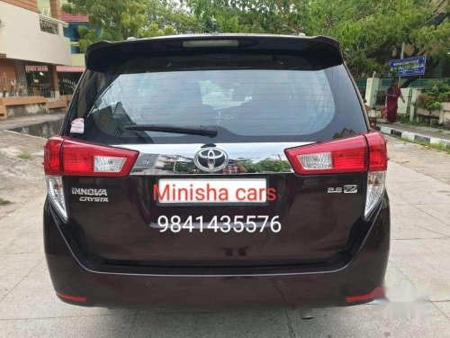 Used Toyota Innova Crysta MT car at low price in Chennai 