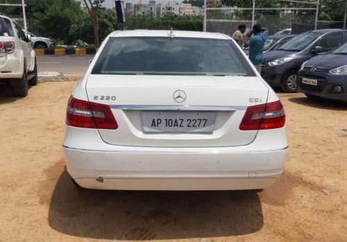 2012 Mercedes Benz E-Class 2009-2013 220 CDI AT for sale in Hyderabad